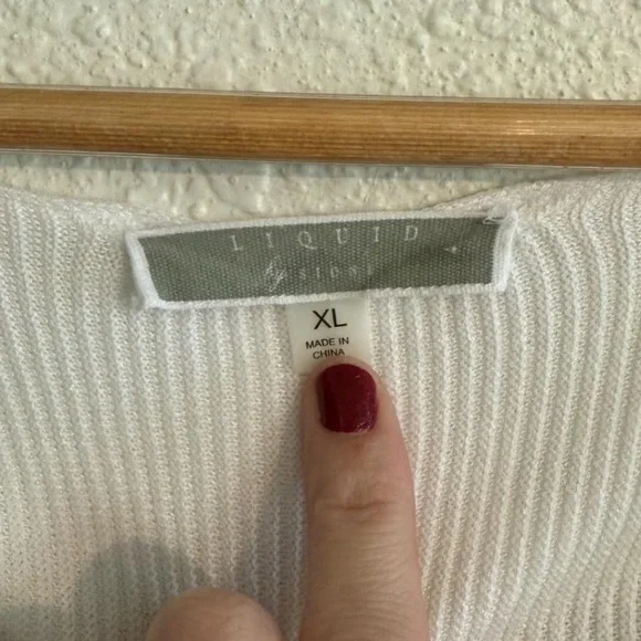 Liquid Batwing Knit Tunic Top Indie Sleaze Boho Chic Fairy Grunge Downtown Girl - Picture 7 of 8